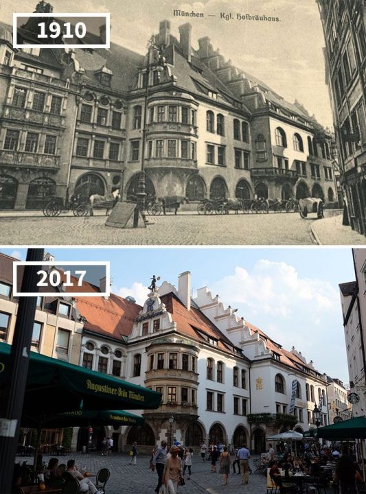 Как изменился мир за 100 лет: фотографии до и после
