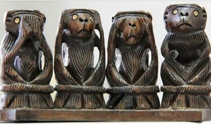 Мидзару, Кикадзару, Ивадзару: Почему три японскин обезьяны стали символом женской мудрости