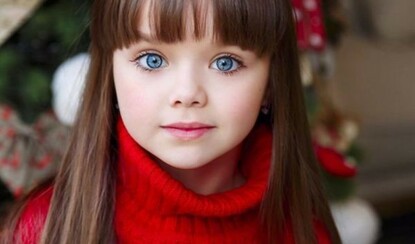 6-летнюю Анастасию Князеву назвали самой красивой девочкой в мире (12 фото)