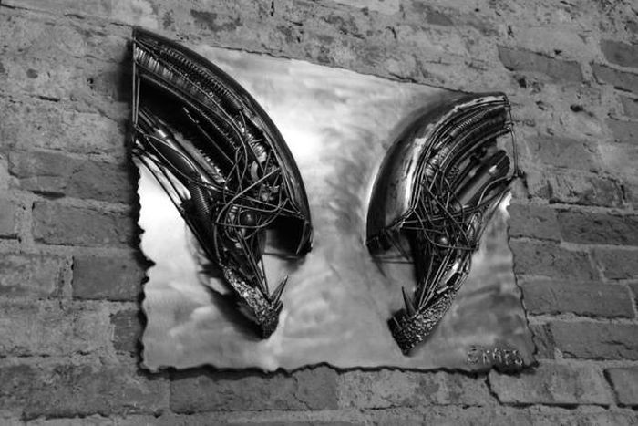 Роботы из металлолома от Себастьяна Кухарского (20 фото)