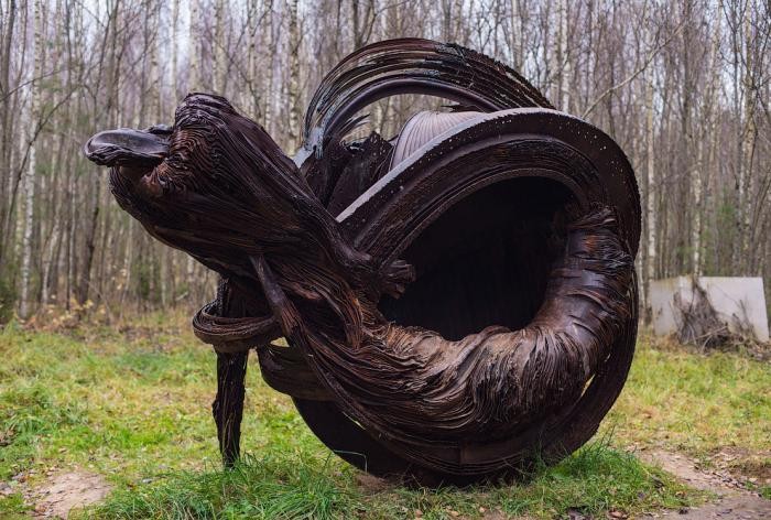 Арт-парк «Никола-Ленивец» с высоты птичьего полета (15 фото)