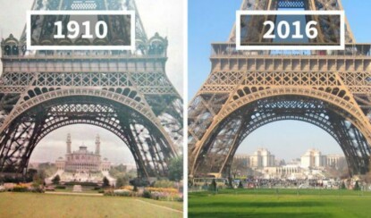 Как изменился мир за 100 лет: фотографии до и после