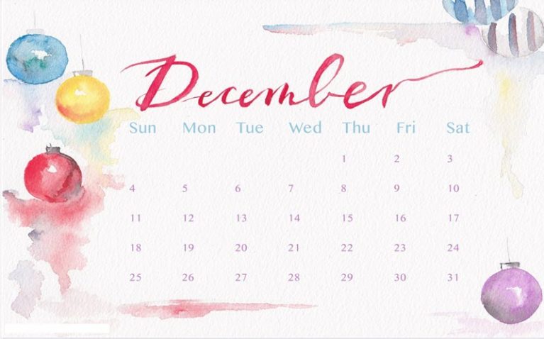Интересные даты декабря
