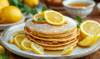 Лимонные блины: оригинальный рецепт для Масленицы