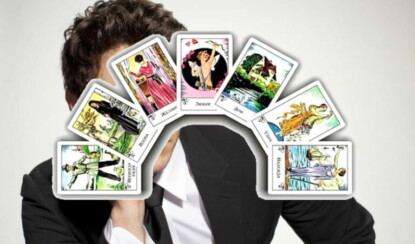 Гадание на цыганских картах — что он делает сейчас — 1 карта