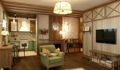 Кантри стиль в интерьере