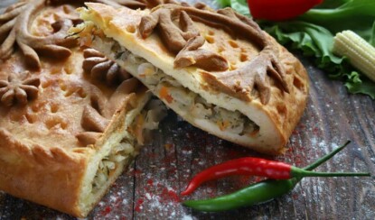 Пирог с капустой