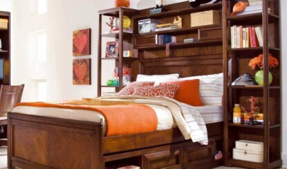 Ширмы и стеллажи: стильные решения для спальни