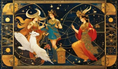 Созвездия в искусстве: живописные интерпретации знаков зодиака