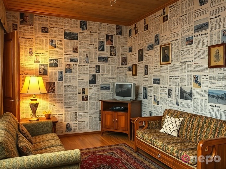 Зачем раньше клеили газеты на стены: история и причины